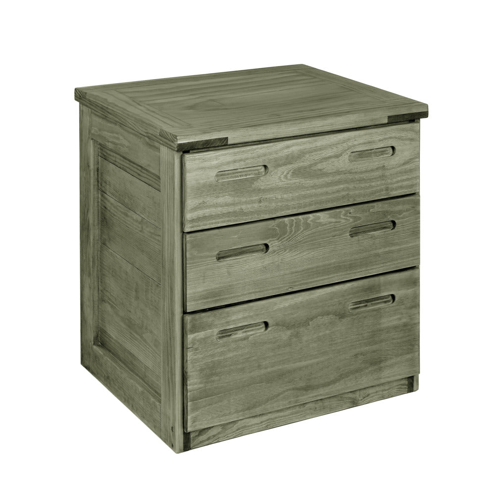 Built Firehouse Tough® Solid-Wood 3-Drawer Chest - Working Fire Furniture & Mattress Co. Inc.