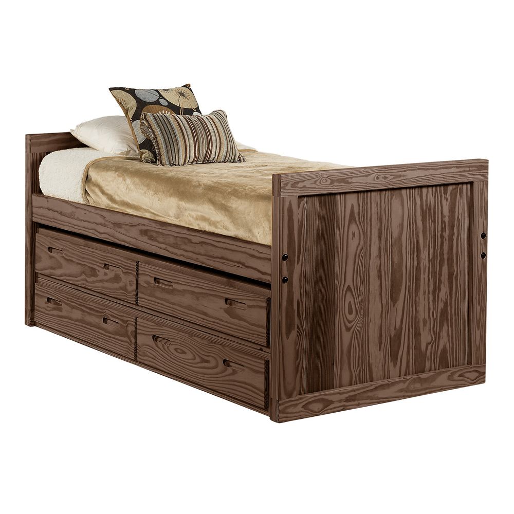 Built Firehouse Tough® Solid-Wood Captain's Bed