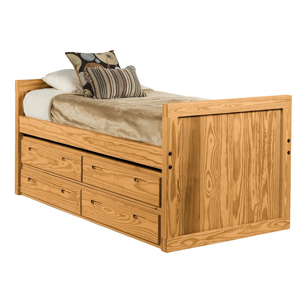 Built Firehouse Tough® Solid-Wood Captain's Bed