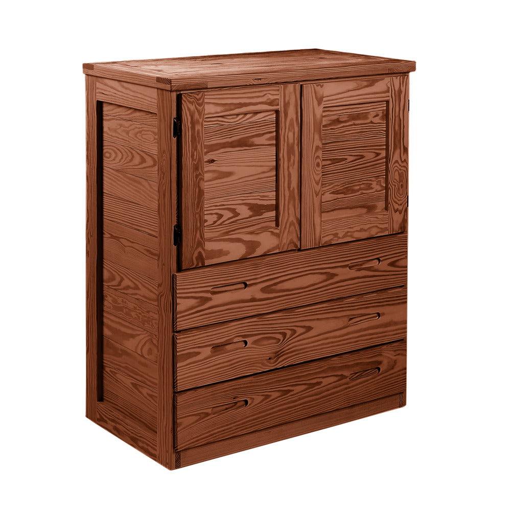 Built Firehouse Tough® Solid-Wood Chest w/Doors + Drawers