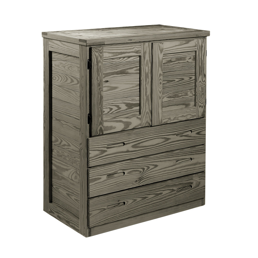 Built Firehouse Tough® Solid-Wood Chest w/Doors + Drawers