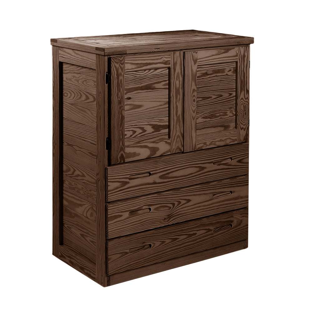 Built Firehouse Tough® Solid-Wood Chest w/Doors + Drawers