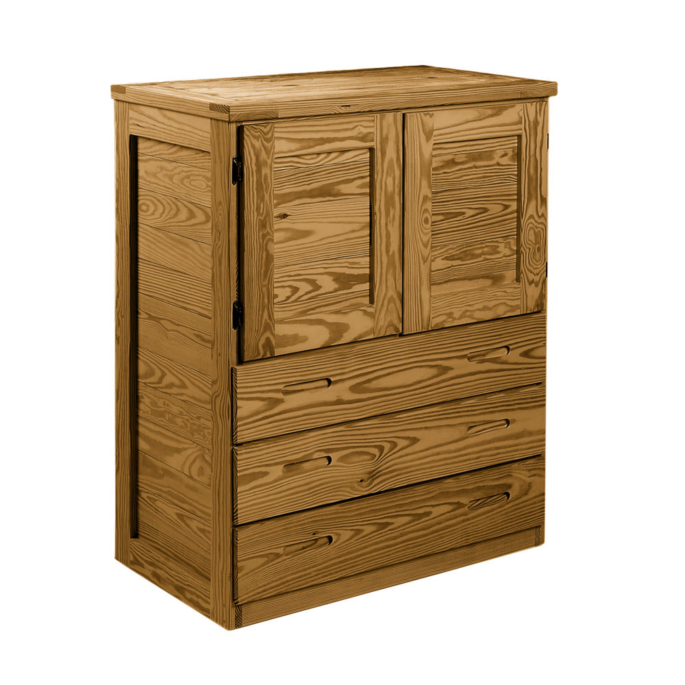 Built Firehouse Tough® Solid-Wood Chest w/Doors + Drawers
