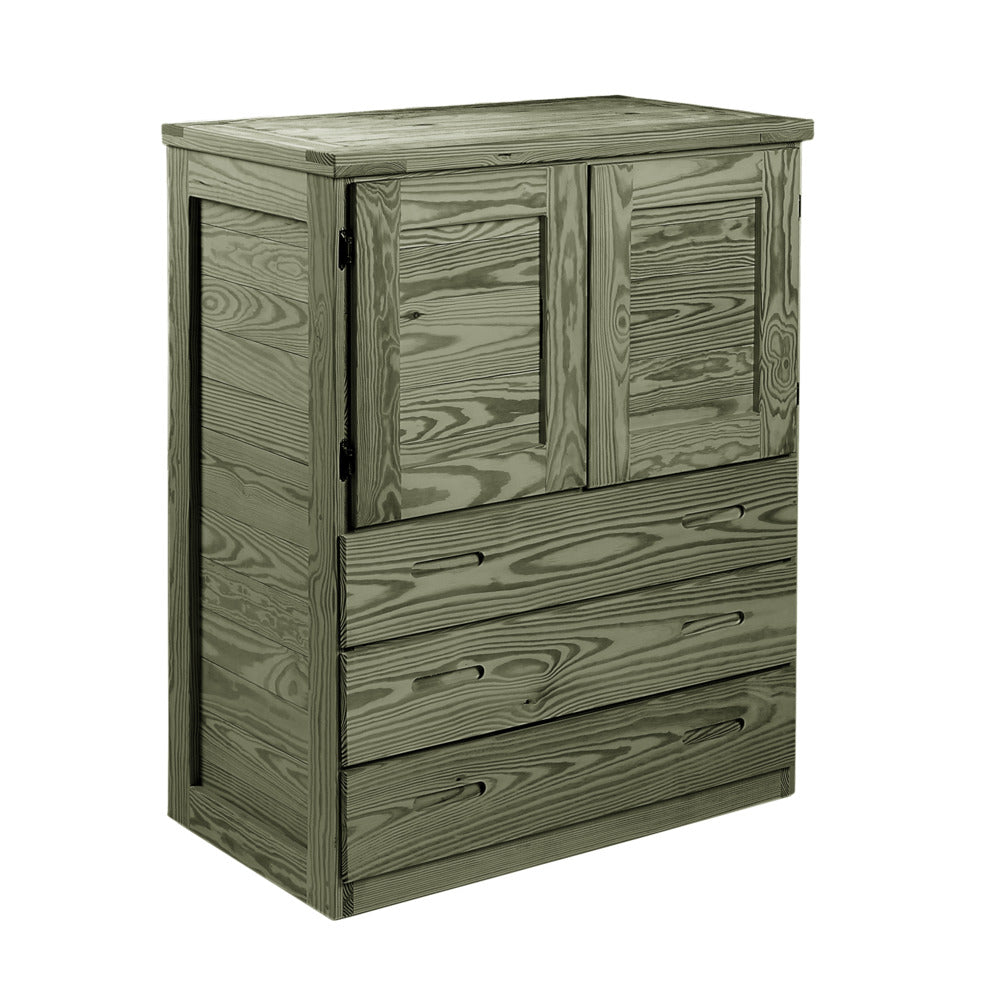 Built Firehouse Tough® Solid-Wood Chest w/Doors + Drawers