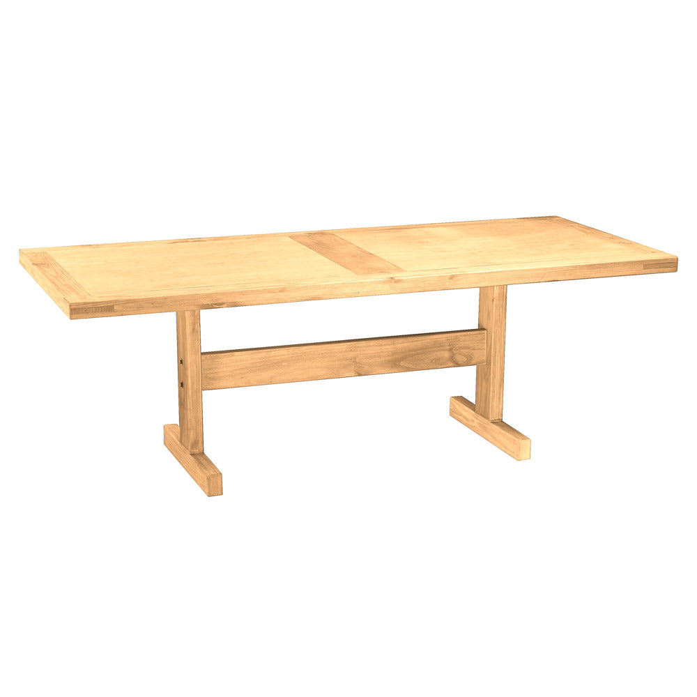Built Firehouse Tough® Solid-Wood Dining Table - 84" - Working Fire Furniture & Mattress Co. Inc.
