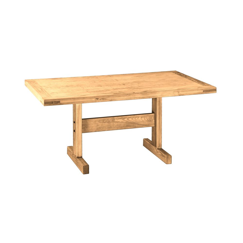 Built Firehouse Tough® Solid-Wood Dining Table - 63"
