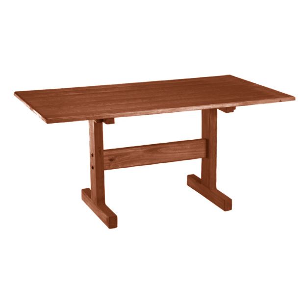 Built Firehouse Tough® Veneer Top Dining Table - 63"