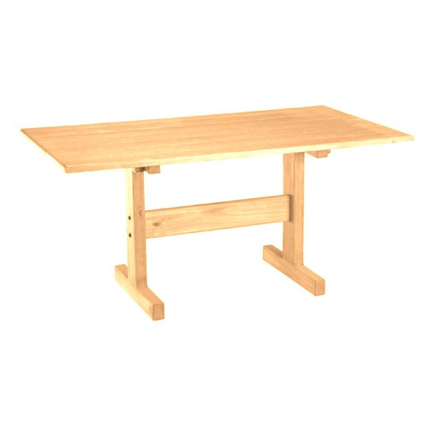 Built Firehouse Tough® Veneer Top Dining Table - 63"