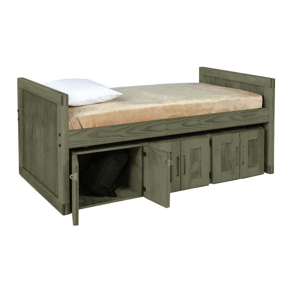 Built Firehouse Tough® Raised Firehouse Bed w/Storage Lockers
