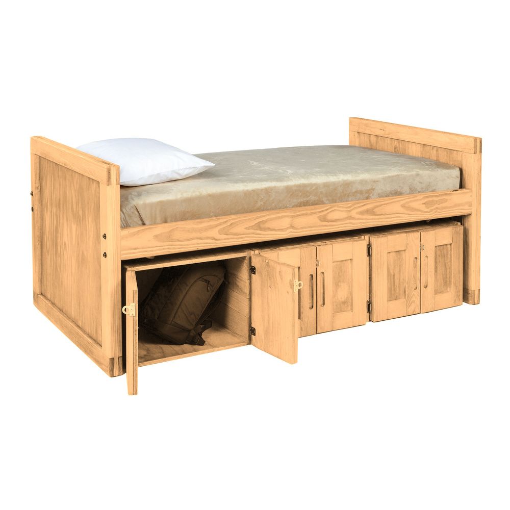 Built Firehouse Tough® Raised Firehouse Bed w/Storage Lockers