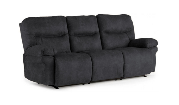 Duty-Built Engine Double Reclining Sofa firehouse chairs with three seats in engine steel color