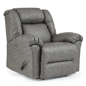 Duty-Built Ladder 450 lb. Rated Big & Tall Fire Station Recliner in slate gray color