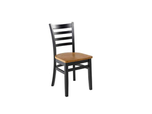Duty-Built® Ladder-Back Dining Chair - Wood Seat