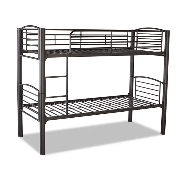 Duty-Built® Steel Bunk Bed w/Guardrail + Ladder - Bed Bug Resistant