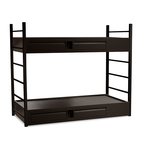 Built Firehouse Strong® Steel Bunk Panel Bed - Bed Bug Resistant