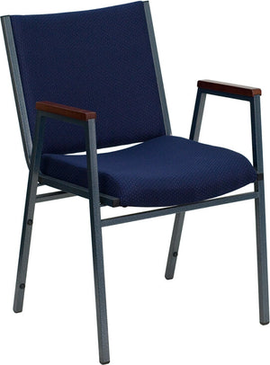 Duty-Built™ 550 lb. Capacity Heavy Duty Stack Chair with Arms - FREE SHIPPING - Fire Station Furniture