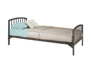 Adjustable, steel fire deparment bed