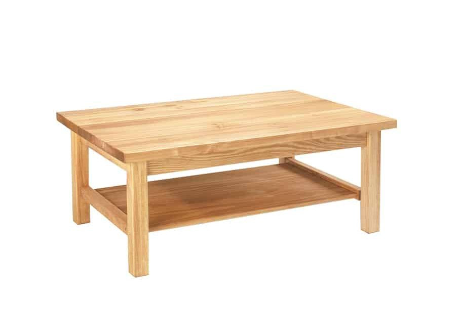 Solid wood firefighter coffee table 