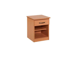 Firehouse Collection Laminate Nightstand for a fire station bedroom in medium cherry finish