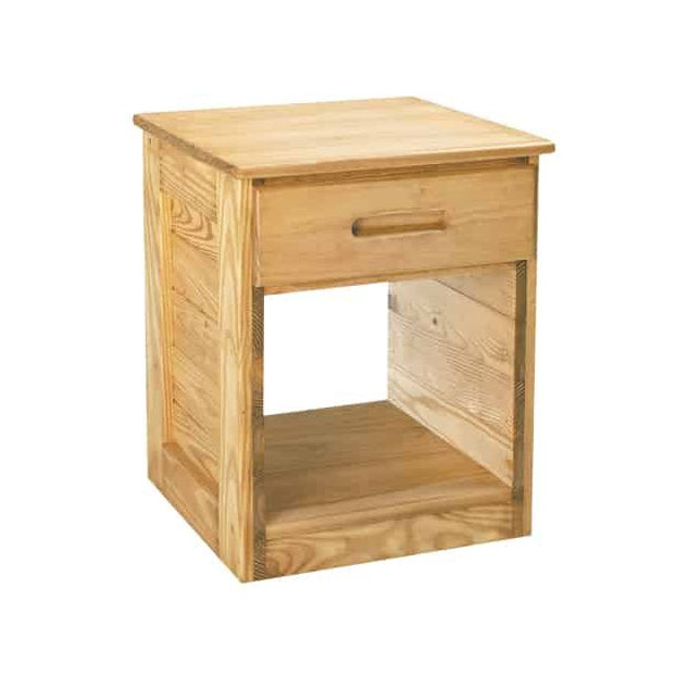 Firehouse Collection Nightstand for a firefighter bedroom in honey lacquer finish
