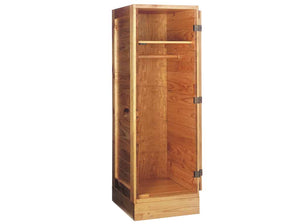 Door open exposing the inside of the firefighter bedroom furniture solid-wood, small wardrobe
