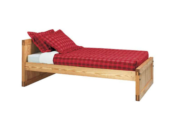 Solid wood fire station bed