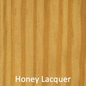 Honey Lacquer color swatch for the Firehouse Collection Storage Drawer Fire Station Bed with six drawers