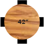 Wood Circle 42