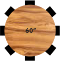 Wood Circle 60